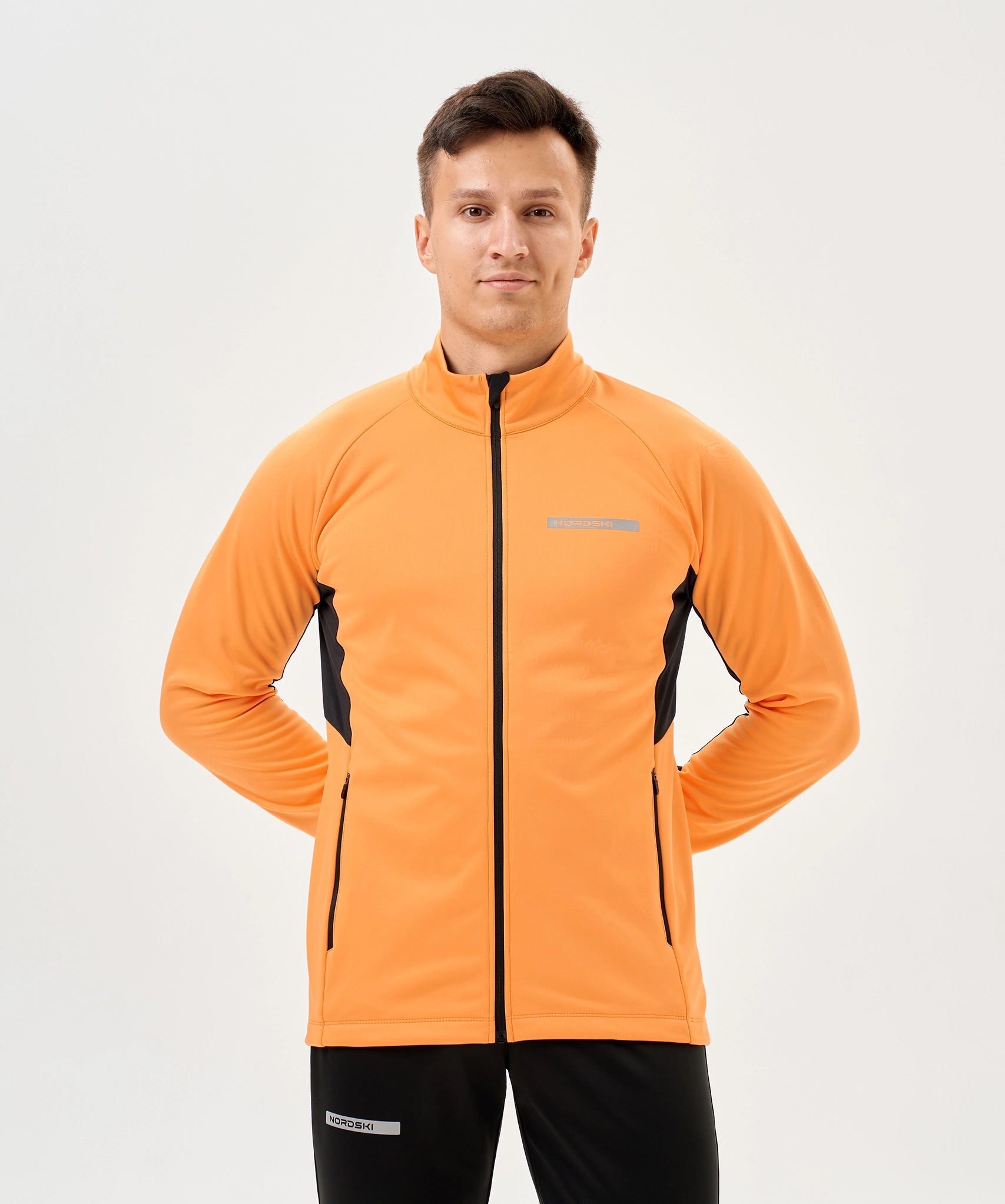 Тренировочная куртка Nordski Core Graphite/Black