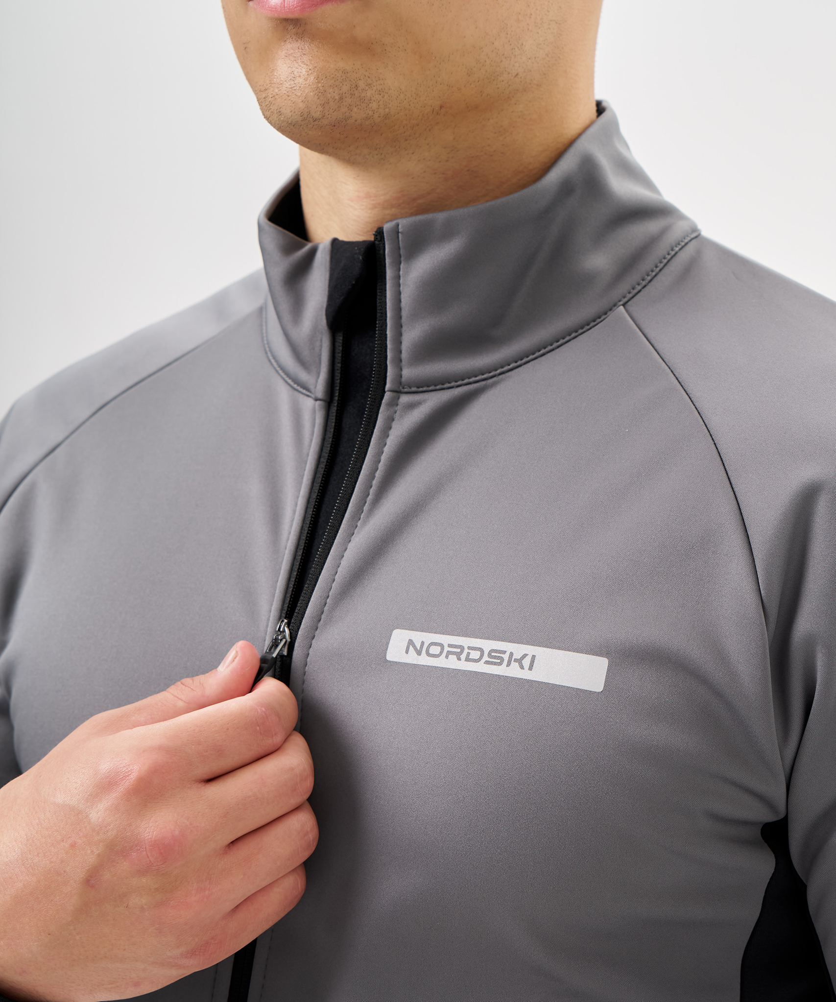 Тренировочная куртка Nordski Core Grey/Black