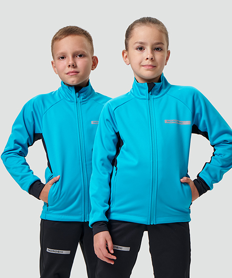 Тренировочная куртка Nordski Jr. Core True Blue/Black