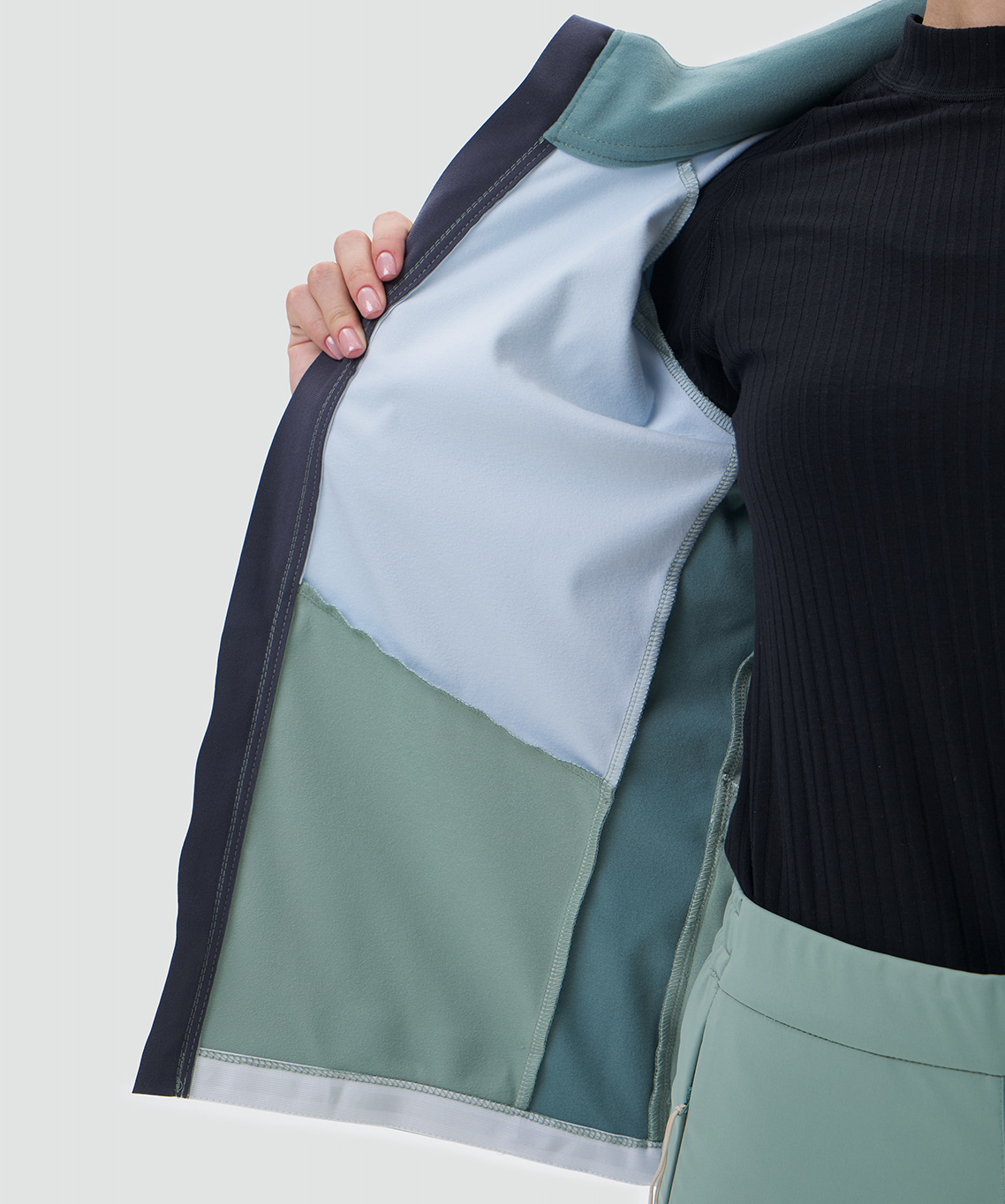 Тренировочная куртка Nordski Pro 2.0 Pearl Blue/Ice Mint W