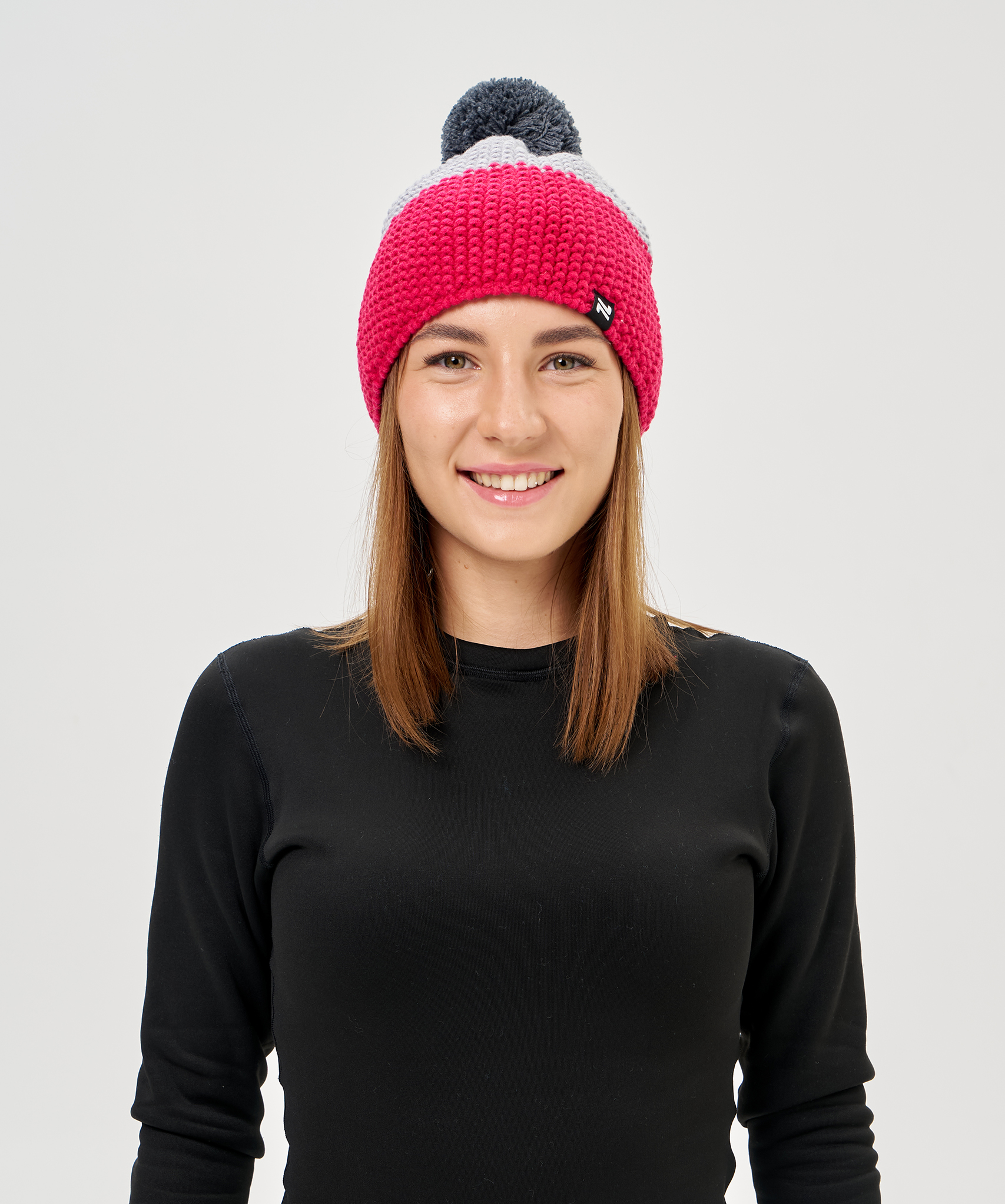 Шапка Nordski Frosty Pink/Grey