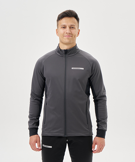 Тренировочная куртка Nordski Core Black/Breeze