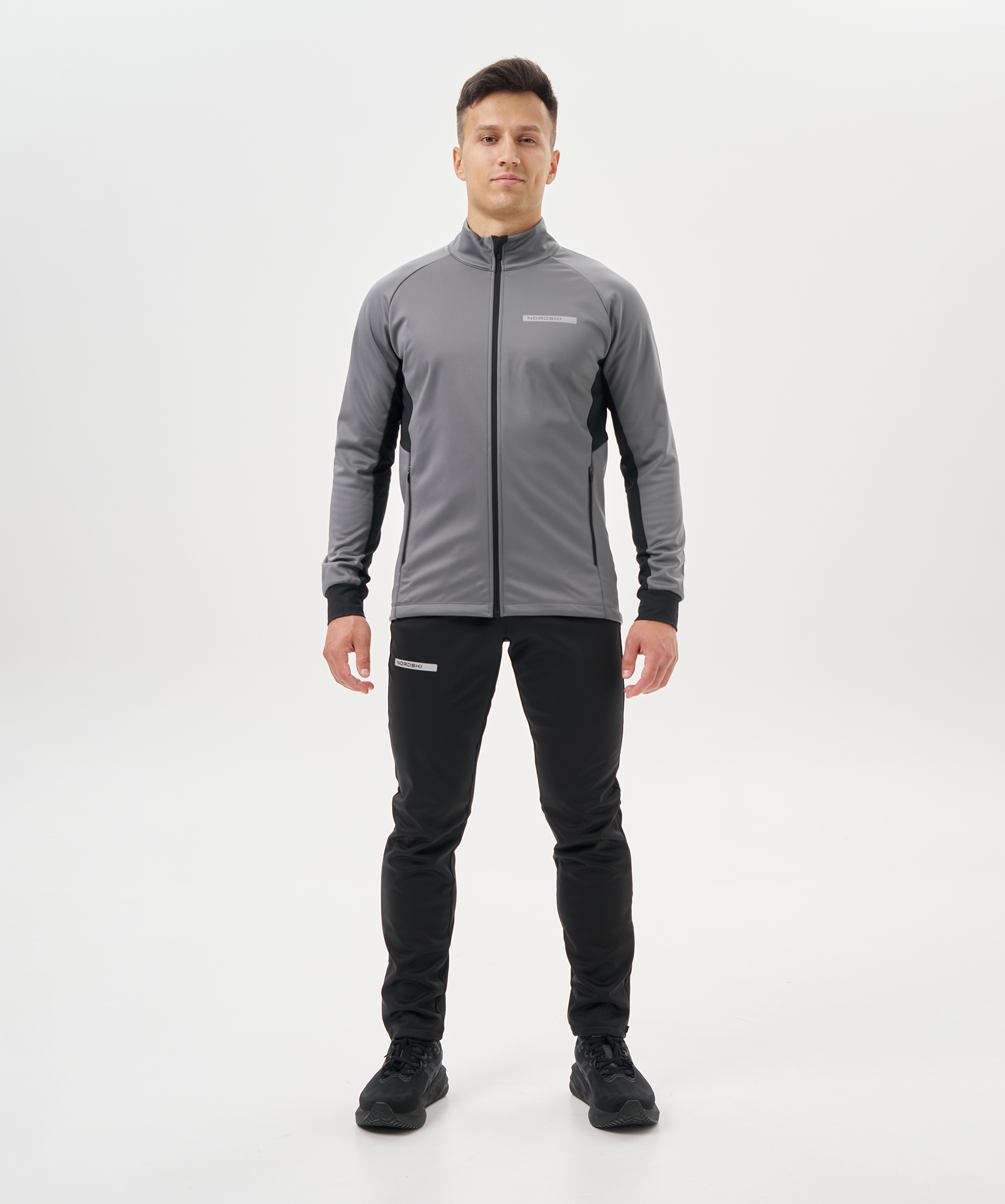 Тренировочная куртка Nordski Core Grey/Black