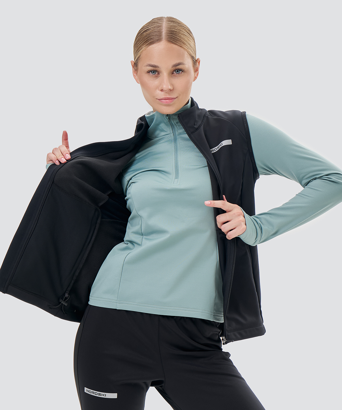 Жилет тренировочный Nordski Core Black W