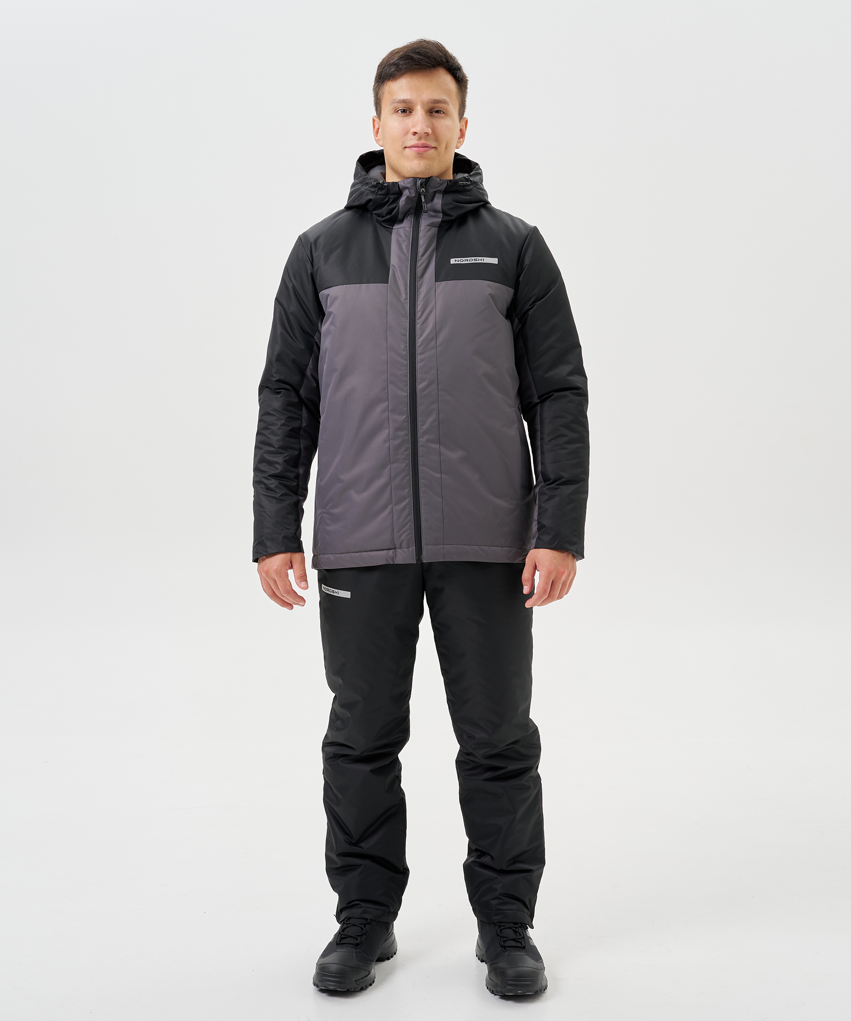 Утепленная куртка Nordski Winter Black/Grey