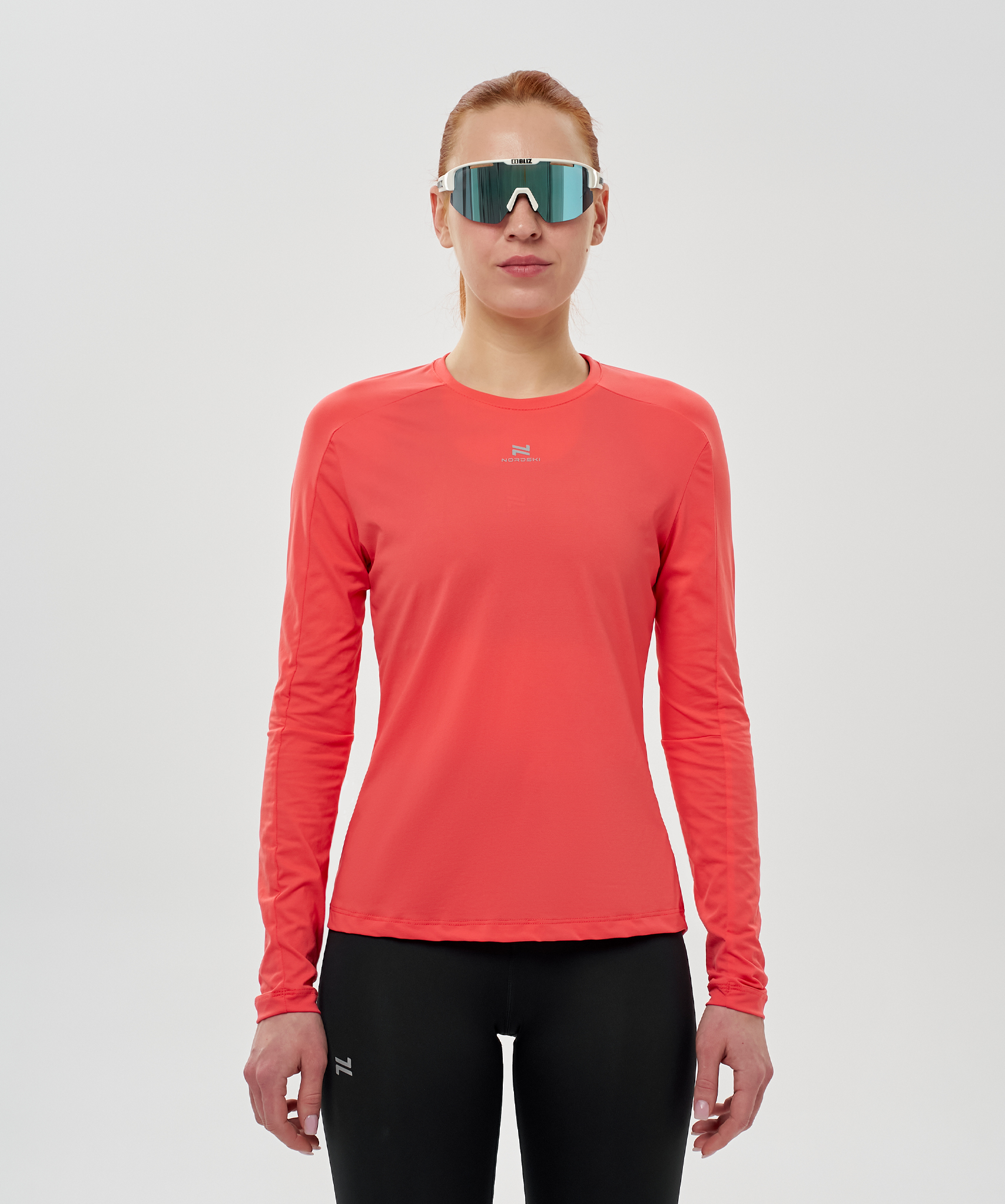 Футболка Nordski Upcast Grapefruit W с длинным рукавом