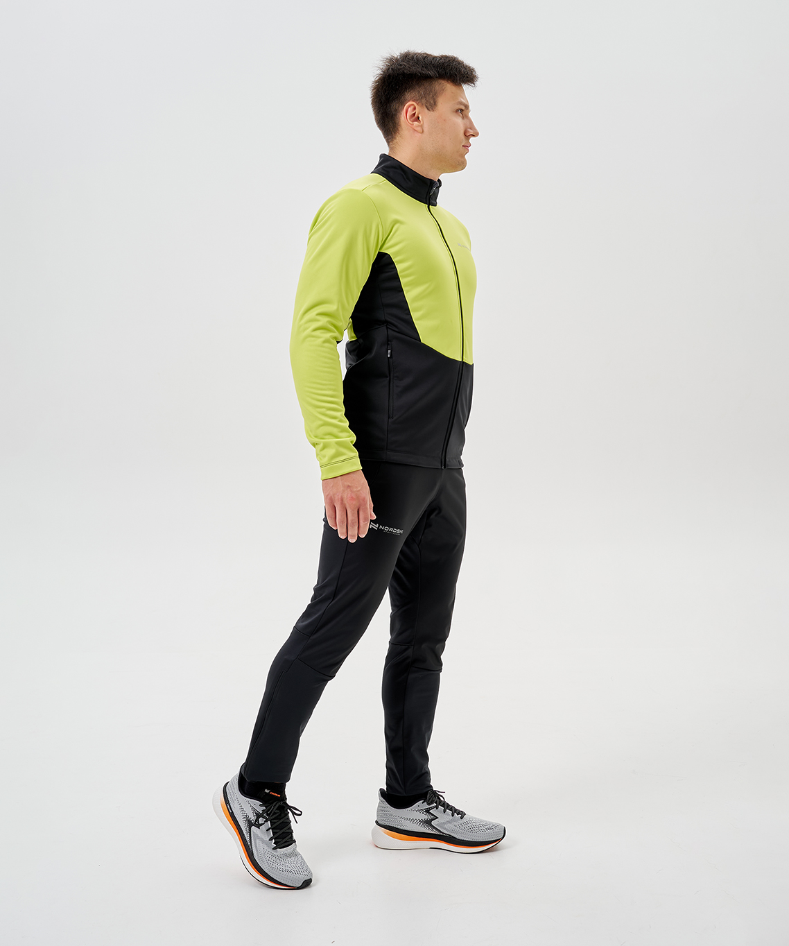 Тренировочная куртка Nordski Advance Lime/Black