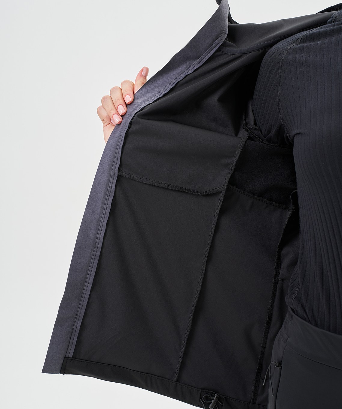 Тренировочная куртка Nordski PRO TOUR HOOD Black W